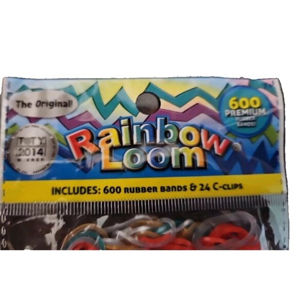 10 (not 6) packs Craft Bands Holiday colors-Each pack has 600 bands & 24 C-Clips - Picture 4 of 6